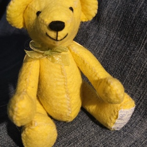  Nyárika Szabott - varrt gyapjú mackó gyűjtőknek , Játék & Sport, Plüssállat & Játékfigura, Egér, Hímzés, Nemezelés, MESKA