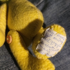 Szundi Szabott - varrt gyapjú mackó gyűjtőknek  - játék & sport - plüssállat & játékfigura - egér - Meska.hu