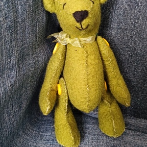 Zöli Szabott - varrt gyapjú mackó gyűjtőknek  - játék & sport - plüssállat & játékfigura - egér - Meska.hu