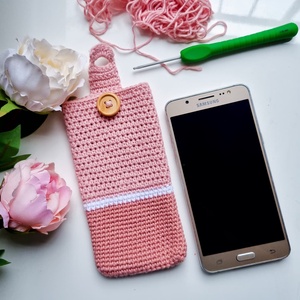 Elegáns horgolt telefontok - Meska.hu