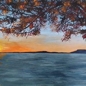 Balatoni naplemente....  - Meska.hu