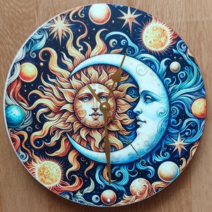 Zodiákus falióra  - otthon & életmód - dekoráció - fali és függő dekoráció - falióra & óra - Meska.hu