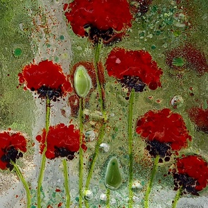 Tündér lámpás üvegrogyasztással - pipacs - otthon & életmód - ház & kert - kerti lámpa - Meska.hu