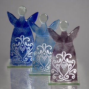 Angyal üveg - Fényangyalok  - Meska.hu