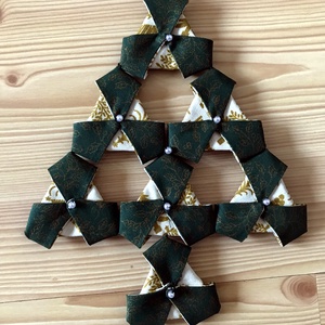Karácsonyi textil ajtódísz - karácsony - karácsonyi lakásdekoráció - Meska.hu