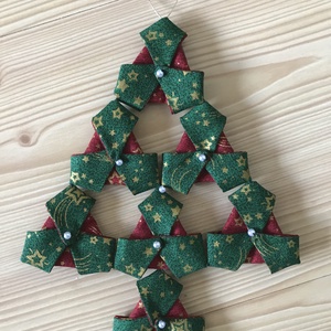 Karácsonyi textil ajtódísz - karácsony - karácsonyi lakásdekoráció - Meska.hu