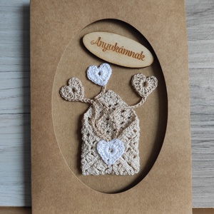 Anyák napi üdvözlőlap - otthon & életmód - papír, írószer - ajándékozás kellékei - ajándékkísérő - Meska.hu