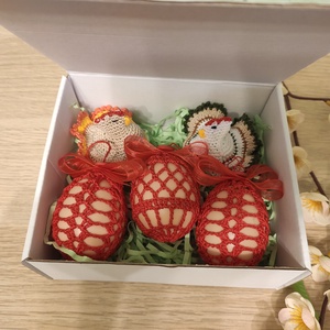 Horgolt húsvéti csomag -  - Meska.hu