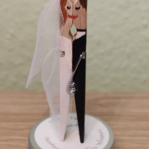 Csipesz menyasszony-vőlegény 3 in 1, Esküvő, Emlék & Ajándék, Köszönőajándék, Mindenmás, MESKA