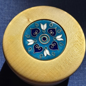Mandala tűzzománc ékszerdoboz - ékszer - ékszertartó - ékszerdoboz - Meska.hu