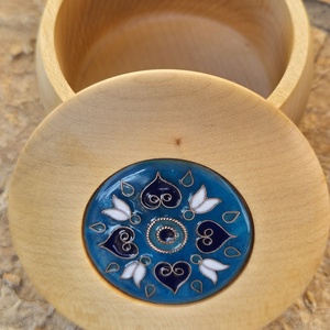 Mandala tűzzománc ékszerdoboz - ékszer - ékszertartó - ékszerdoboz - Meska.hu