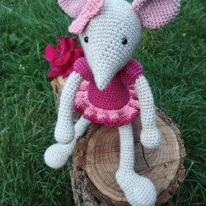 Pinky a balerina egér - játék & sport - plüssállat & játékfigura - egér - Meska.hu