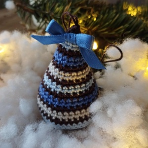 Jeges fenyő, horgolt karácsonyfa - Meska.hu