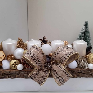 Adventi asztaldísz - Meska.hu