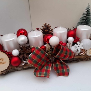 Adventi asztaldísz - karácsony - adventi díszek - adventi asztaldísz - Meska.hu