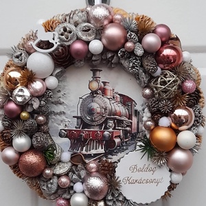 Adventi kopogtató - karácsony - adventi díszek - adventi ajtódísz - Meska.hu