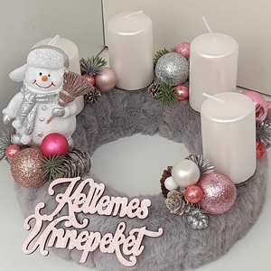 Adventi asztaldísz - karácsony - adventi díszek - adventi asztaldísz - Meska.hu