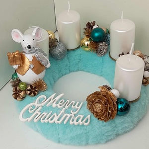 Adventi asztaldísz - karácsony - adventi díszek - adventi asztaldísz - Meska.hu