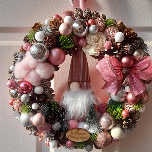 Adventi kopogtató - karácsony - adventi díszek - adventi ajtódísz - Meska.hu