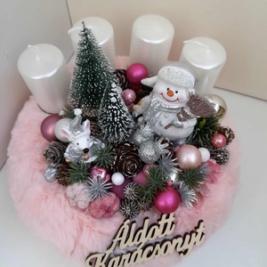 Adventi asztaldísz - karácsony - adventi díszek - adventi asztaldísz - Meska.hu