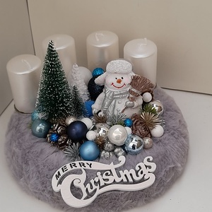 Adventi asztaldísz - karácsony - adventi díszek - adventi asztaldísz - Meska.hu