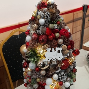 Adventi asztaldísz - karácsonyfa - karácsony - adventi díszek - adventi asztaldísz - Meska.hu