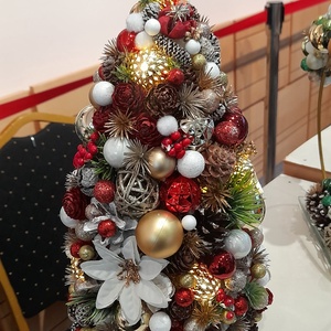 Adventi asztaldísz - karácsonyfa - karácsony - adventi díszek - adventi asztaldísz - Meska.hu