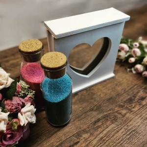 Homoköntő szett, kérhető felirattal - esküvő - esküvői szett - Meska.hu