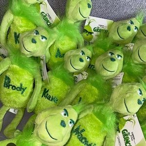 Névreszóló grincs plüss, egyedi feliratos plüss - játék & sport - plüssállat & játékfigura - plüss mesefigurák - Meska.hu