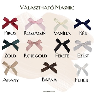 4DB-OS BOX ÜVEGGÖMB MASNIVAL EGYEDI FELIRATTAL 6CM (604gombbox) - karácsony - karácsonyi lakásdekoráció - karácsonyfadíszek - Meska.hu