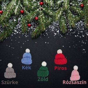 SAPKÁS EGYEDI KARÁCSONYI ÜVEGGÖMB PIROS 6 cm (603gomb) - karácsony - karácsonyi lakásdekoráció - karácsonyfadíszek - Meska.hu