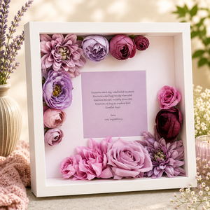 Szülőköszöntő ajándék képkeret virágokkal egyedi idézettel (K23), Esküvő, Emlék & Ajándék, Szülőköszöntő ajándék, Decoupage, transzfer és szalvétatechnika, Virágkötés, Szülőköszöntő ajándék a nagy napra
Bármilyen idézettel kérhető
Mérete: 25cmx25cm
Különböző színekbe..., MESKA