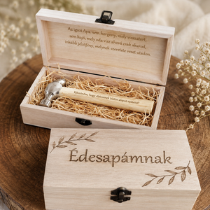 Mini kalapács fadobozban (KAL1) - Meska.hu