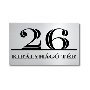 Házszámtábla nagy számmal - Meska.hu