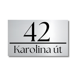 Házszámtábla modern - otthon & életmód - ház & kert - névtábla - Meska.hu
