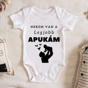 Nekem van a legjobb apukám body, Játék & Sport, Baba & babaház, Babaruha, babakellék, Decoupage, transzfer és szalvétatechnika, MESKA