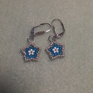 Csillagfény - fülbevaló - ékszer - fülbevaló - lógó fülbevaló - Meska.hu