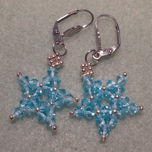 Csillagfény 2 - gyöngyfülbevaló - ékszer - fülbevaló - lógó fülbevaló - Meska.hu