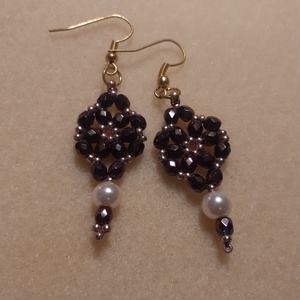 Rózsabalak - gyöngyékszerszett - Meska.hu