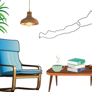 Balatoni körvonal - egyedi méretben - otthon & életmód - dekoráció - dísztárgy - Meska.hu