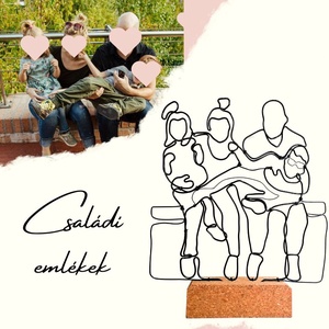 Emlékőrző ajándék - Kedvenc családi pillanatok, emlékek különleges megörökítése - ajándékötlet évfordulóra, apák napjára - Meska.hu