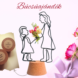 Virágos ballagási búcsúajándék ötlet drótból tanároknak, óvónéniknek, pedagógusoknak, bölcsis néniknek - otthon & életmód - dekoráció - dísztárgy - Meska.hu