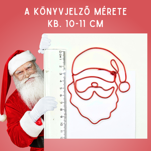 Mikulás / Télapó könyvjelzők drótból -  apró, hasznos ajándékötlet a mikulás zsákba, mikulás csomagba gyerekeknek - könyv & zene - könyvjelző - Meska.hu