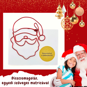Mikulás / Télapó könyvjelzők drótból -  apró, hasznos ajándékötlet a mikulás zsákba, mikulás csomagba gyerekeknek - könyv & zene - könyvjelző - Meska.hu