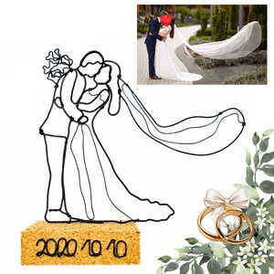 Egyedi szerelmes ajándékötlet pároknak közös fotó alapján - Romantikus ajándék évfordulóra, esküvőre - Valentin napra - otthon & életmód - dekoráció - dísztárgy - Meska.hu