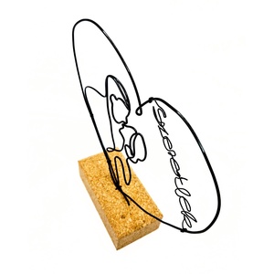 Szeretlek - drótból készült lakásdekoráció - Romantikus ajándék ötlet évfordulóra, esküvőre, Bálint / Valentin napra - otthon & életmód - dekoráció - dísztárgy - Meska.hu