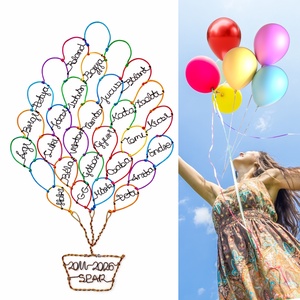 Hőlégballon - Búcsúztató ajándék nyugdíjas és munkahelyet váltó kollégának, munkatársaknak - Munkahelyváltás , Otthon & Életmód, Dekoráció, Dísztárgy, Mindenmás, MESKA