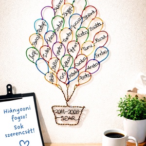 Hőlégballon - Búcsúztató ajándék nyugdíjas és munkahelyet váltó kollégának, munkatársaknak - Munkahelyváltás  - otthon & életmód - dekoráció - dísztárgy - Meska.hu