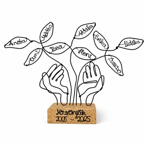 Közös búcsúajándék távozó kollégának - Ajándék ötlet távozó munkatársnak nyugdíjas búcsúztatóra - Munkahelyváltáskor - otthon & életmód - dekoráció - dekoratív figurák és szobrok - Meska.hu