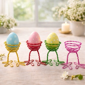 Húsvéti tojástartó � Vidám, színes tavaszi dekoráció és asztaldísz - Arany, kék, piros, pink és zöld színek - ajándék - otthon & életmód - dekoráció - asztal és polc dekoráció - asztaldísz - Meska.hu